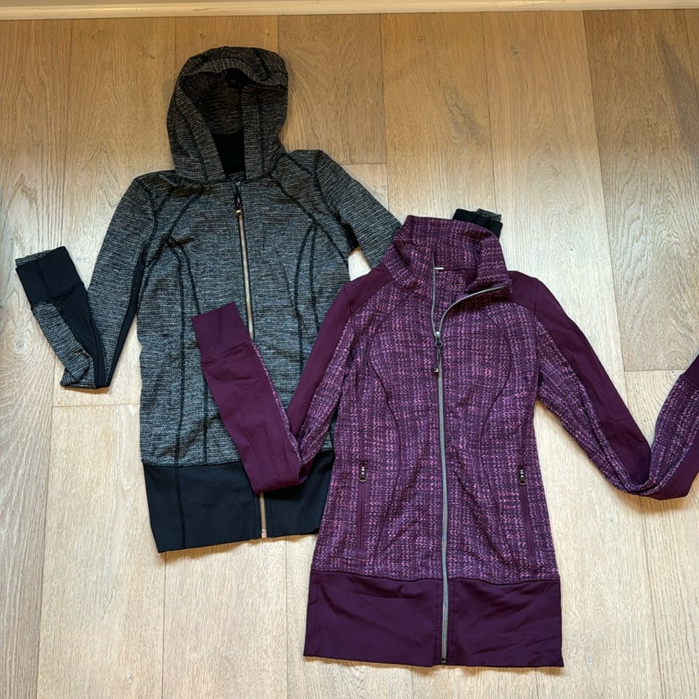 Lululemon size 6 jacket bundle